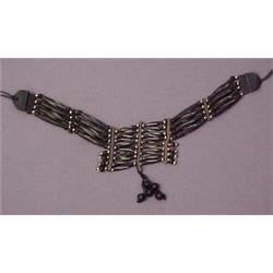Traditional Small Bone Breast Plate Choker