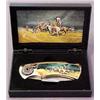 Image 1 : Gold Indian Chief and Warriors Knife
