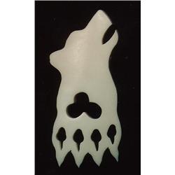 Wolf/Wolf Paw Pendant