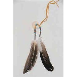 Iroquois Goose Feather Hair Tie 