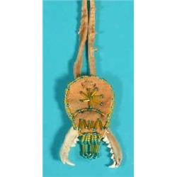 Ojibwa Marten Jaw Necklace