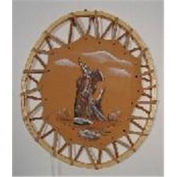 Bear Painting on Leather 