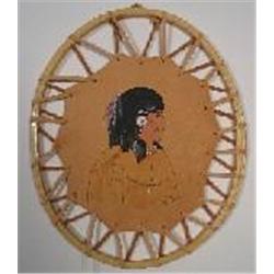 Indian Painting On Leather