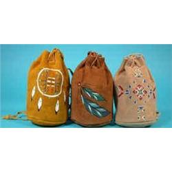 Attikamek Leather Bundle Bag