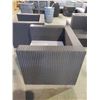 Image 2 : VILLA CABANA WICKER PATIO SINGLE CHAIR WITH CUSHION 27X32X37