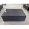 Image 2 : VILLA CABANA WICKER PATIO COFFEE TABLE 28X27.5X12.5IN