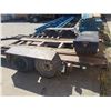 Image 2 : TRAILER WITH STORAGE BOX 12.8FT X 6.2FT *NO REGISTRATION, MUST HAVE TOWED BY PROFESSIONAL TOW