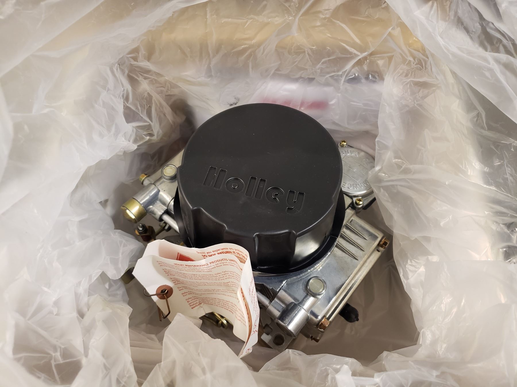 HOLLEY HIGH PERFORMANCE CARBURETOR 4160C UNIVERSAL 600 POLISHED