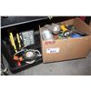 Image 1 : WORKLIGHT, FALL PROTECTION LIFELINE, FLASH LIGHT, HARNESS, C-CLAMP, ETC