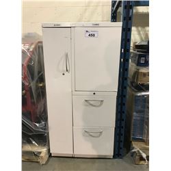 4-DOOR METAL CABINET (24"W X 24"D X 49.5"H)