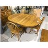 Image 2 : DINING TABLE & 5 CHAIRS (INCLUDES LEAFS & HUTCH)