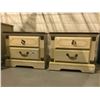 Image 1 : TWO 2-DRAWER SIDE TABLES