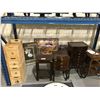 Image 1 : 3 WINE CRATES, 2 ARMOIRES, SIDE TABLE & CART
