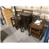 Image 2 : 3 WINE CRATES, 2 ARMOIRES, SIDE TABLE & CART