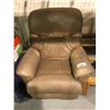 Image 1 : PEANUT BUTTER BROWN LEATHER CHAIR