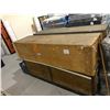 Image 1 : 4 WOOD CRATES OF TRADE SHOW STAGING BOOTH (101.5" X 25.25" X 28" EACH CRATE), 2 PLASTIC STORAGE