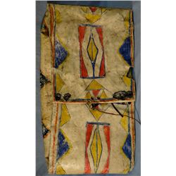 Blackfeet parfleche bag, 14" x 28"