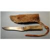 Image 1 : Old knife, 6", horse rawhide sheath, old