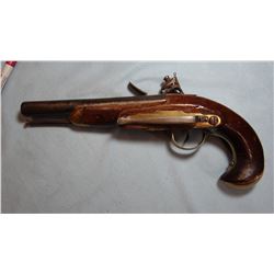 European Naval flintlock pistol, .70 cal., made 1753