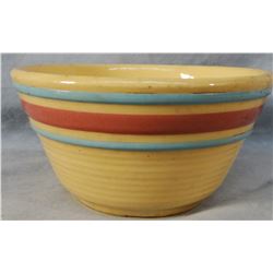 Watt Ware advertising bowl, 5", Stanford Meats, Stanford, MT, apple pattern, mint