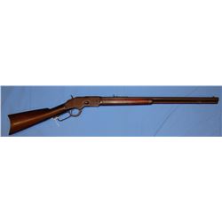 Win. 1873 rifle, .32-20, 24" oct. bbl., s#294426B, made 1889, average wood