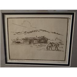 Powell, Ace (1912-1978) 7 etchings, all #100/100, found in Jay Moynahan Etching Catalog #2