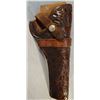 Image 1 : George Lawrence single loop holster, flower tooled