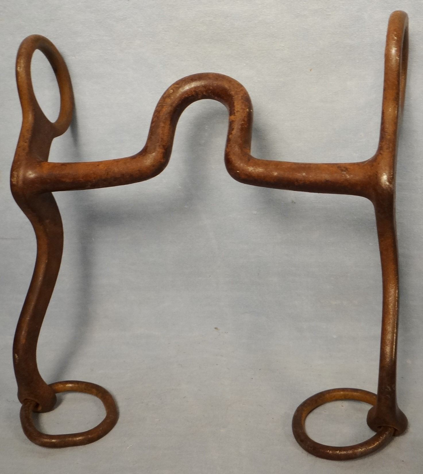 Buermann "Tom Cat" iron bit, engraved, catalog 3224, very rare