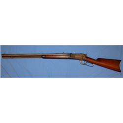 Win. 1886 rifle, .40-82, s#30018, made 1888, 26" oct. bbl., bright bore, receiver shows case hardnin