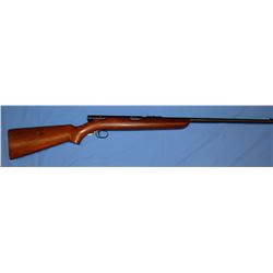 Win. 74 rifle, semi-auto, .22 cal., 22" bbl, s#173999A, made 1948, bright bore, breech load. LN 66