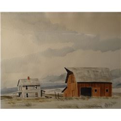 Weston Larson, Dorothy, original watercolor, Hobson House, 16" X 18"