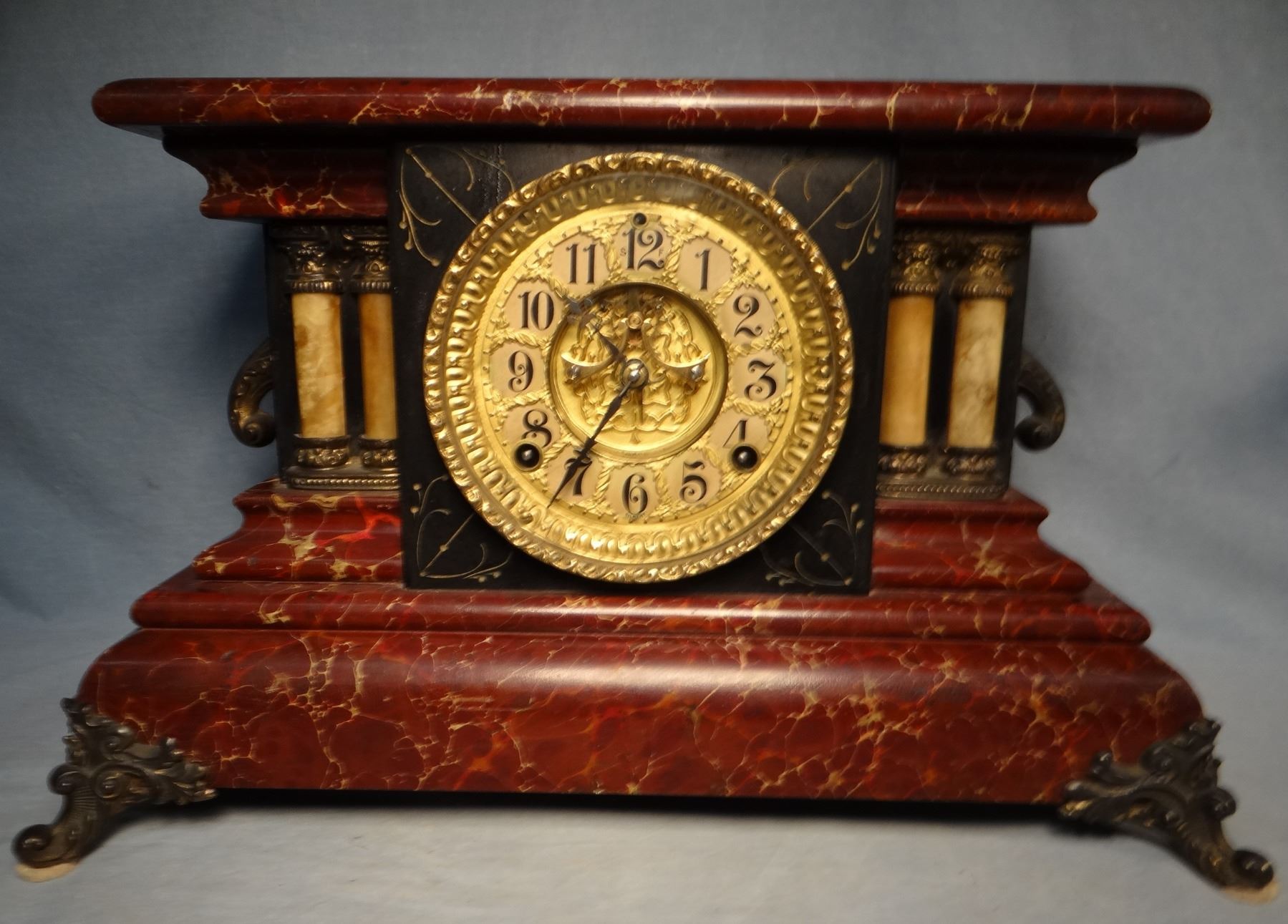Gilbert mantle clock, working