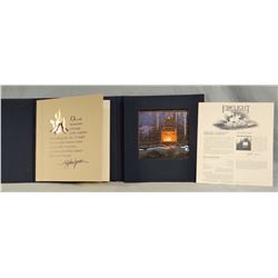 Lyman, Steven (1962-1996) Fire Light Chapbook with signed print, Fire Light, 6" x 6", 9294/10,000
