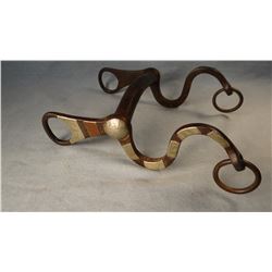 Tom Johnson silver mounted S shank bit
