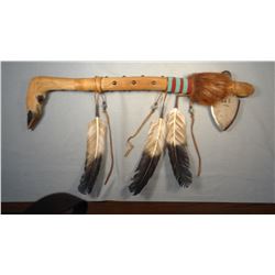 Tomahawk, 23", deer hoof trim, Chippewa/CreeMany Trails Collection.