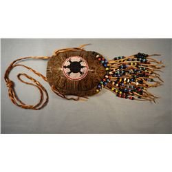 Turtle shell purse, 6  w, Apache Nation, Carl Pierce