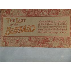 The Last of the Buffalo, History of the Buffalo Herd of the Flathead Reservation