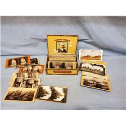 Stereoviews  in Theodore Roberts cigar box, 50+/-