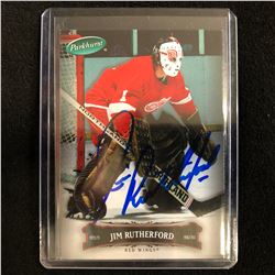 JIM RUTHERFORD SIGNED PARKHURST HOCKEY CARD