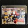 Image 1 : JOHN LeCLAIR SIGNED 1996 PINNACLE HOCKEY CARD