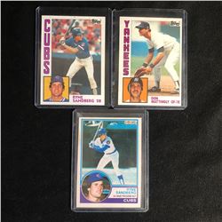 RYNE SANDBERG/ DON MATTINGLY BASEBALL CARD LOT