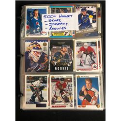 500+ HOCKEY CARDS (STARS, ROOKIES, INSERTS)