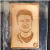 Image 1 : MARIO LEMIEUX WOOD ETCHED MINI CARD