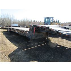2007 BWS 40 TON TRIAXLE SCISSOR NECK LOW BOY TRAILER