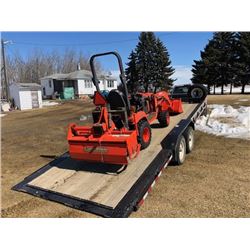 2013 H&H TILT DECK BUMPER PULL FLAT DECK TRAILER