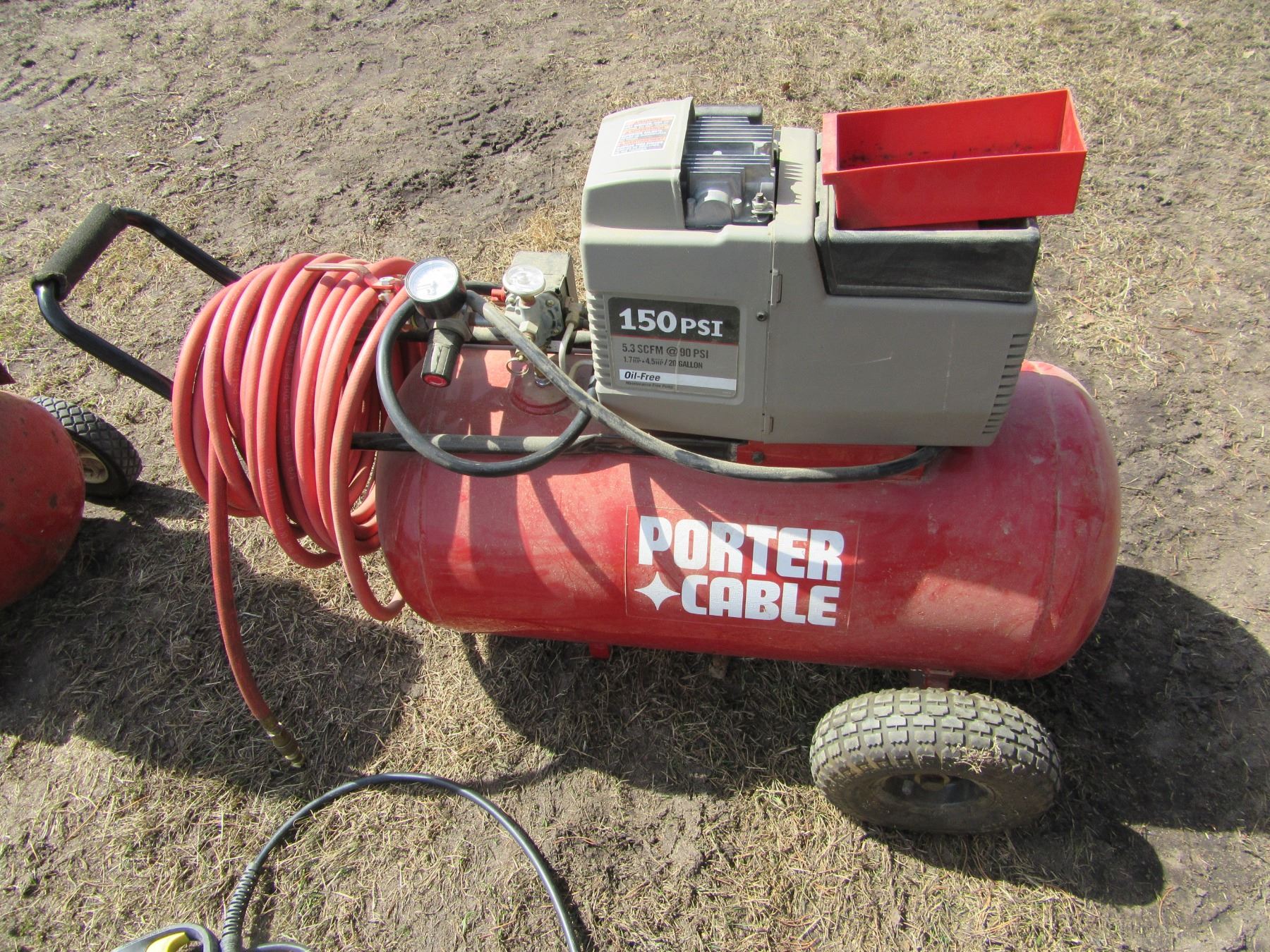PORTER CABLE 5.3 HP SCFM AIR COMPRESSOR
