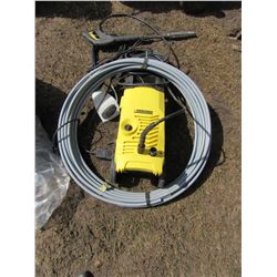 KARCHER PRESSURE WASHER & 1/2" HOSE