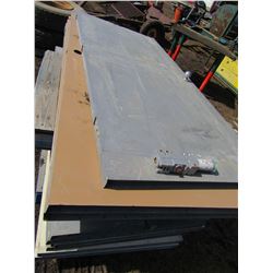 3 - 36" X 79" METAL DOORS AND 3 - 35.5" X 83" METAL DOORS (ONE MONEY FOR ALL 6 DOORS)