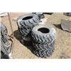 Image 2 : 7 ASSORTED TIRES INCLUDING AT 26X9-12 (ONE MONEY FOR ALL 7 TIRES)