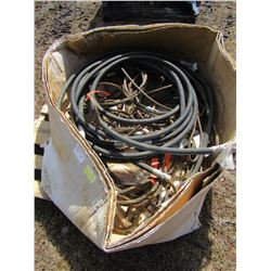 PALLET OF SLINGS, HYDRAULIC HOSE, ETC